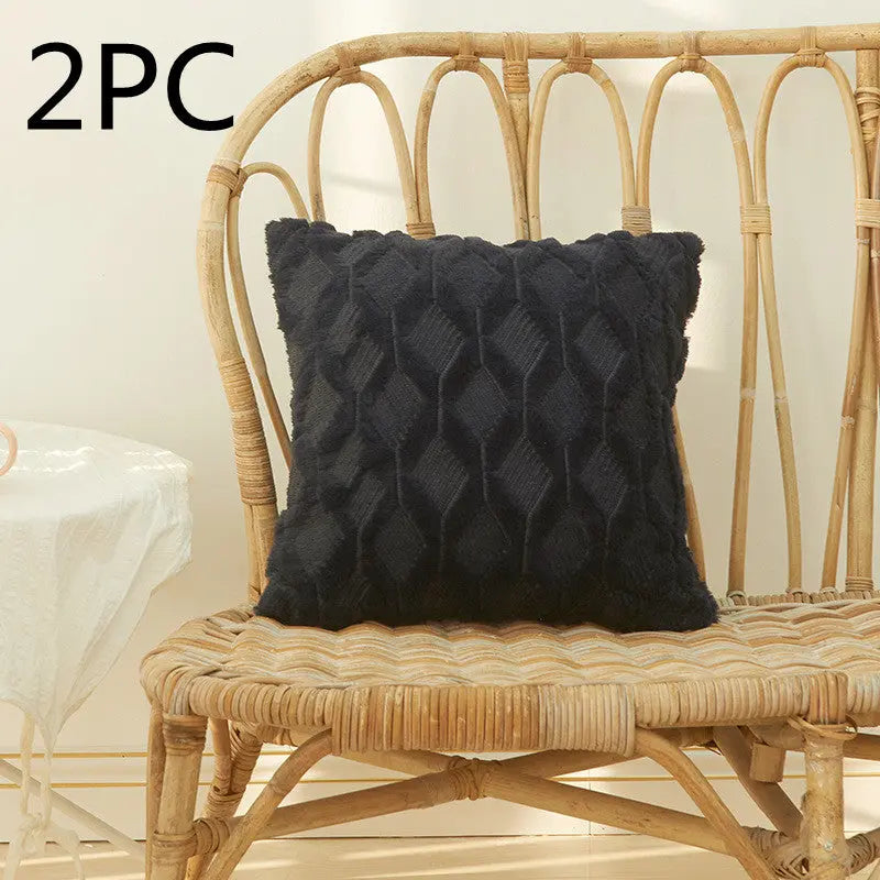 Housse de Coussin Moderne NALIO 45x45cm-Dark Blue-2PCS
