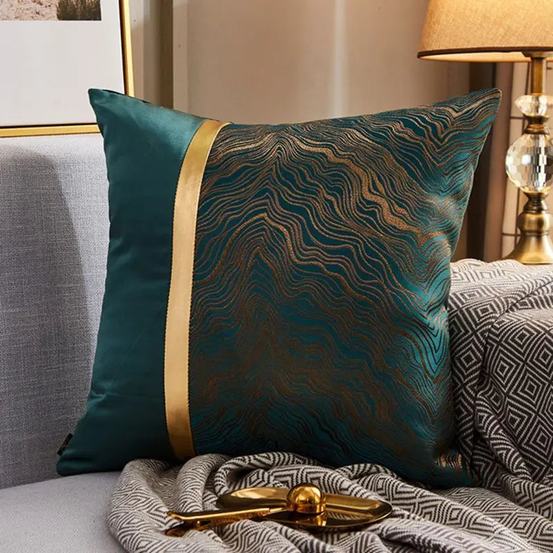 Housse de Coussin Moderne Satin LUXORA G2-45x45cm