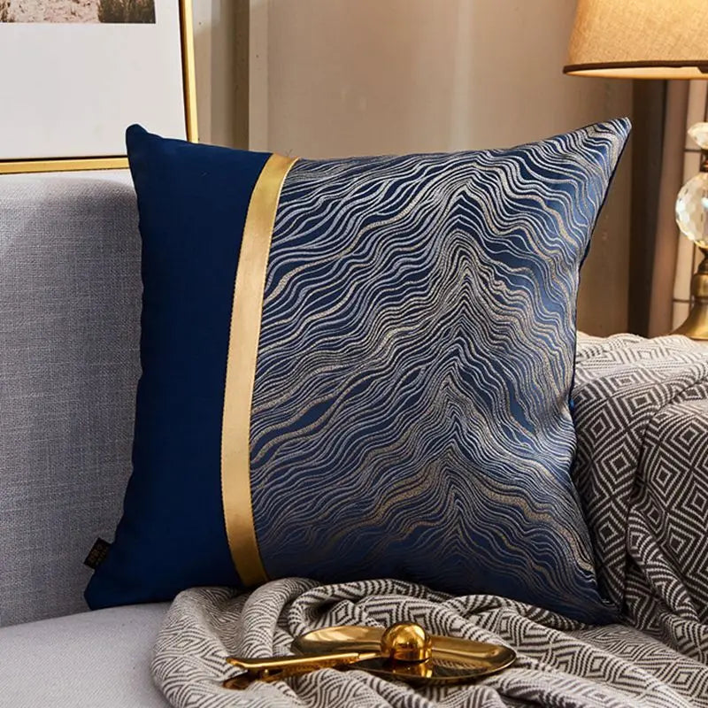 Housse de Coussin Moderne Satin LUXORA G14-45x45cm