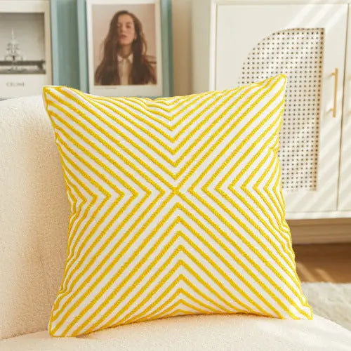 Housse de Coussin Moderne TORONTO Golden Yellow-45x45CM Pillowcase