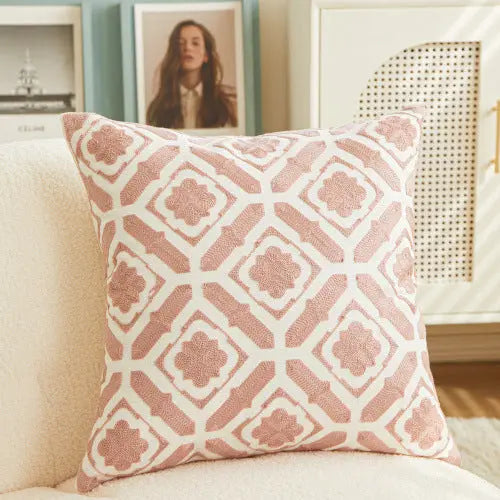 Housse de Coussin Moderne TORONTO Pink-45x45CM Pillowcase
