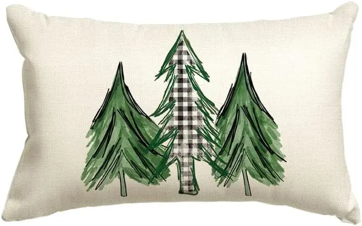 Housse de Coussin Noël Merrylin Christmastree1-30 X50cm Duplex Printing