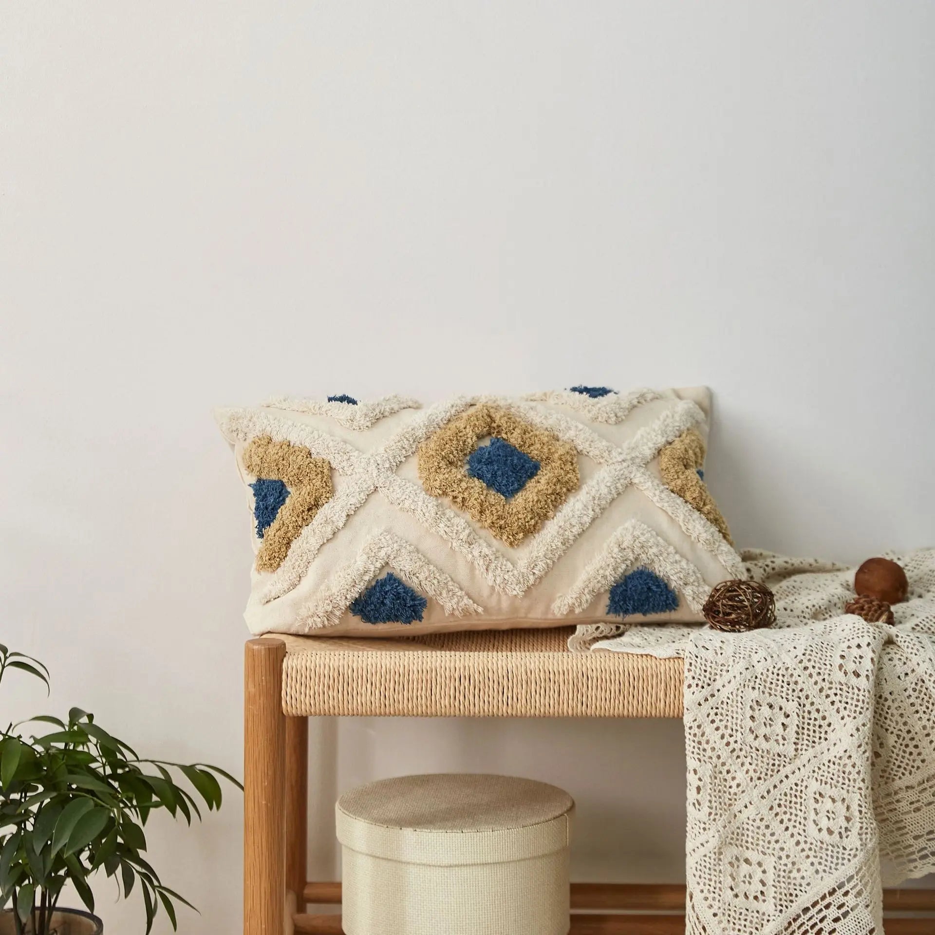 Housse de Coussin Nordic Rayures ARTHON White-Pillowcase core
