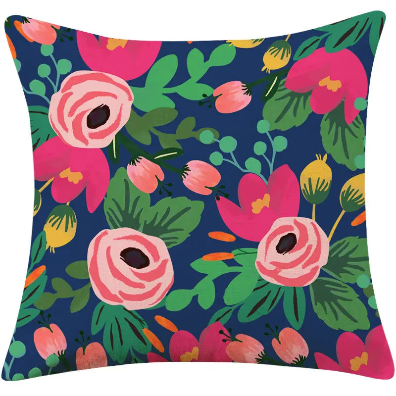 Housse de Coussin Pastoral COTLINEN 5 Style-45x45cm-Pillow case without core