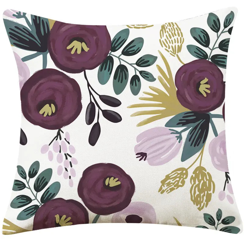 Housse de Coussin Pastoral COTLINEN 16 Style-45x45cm-Pillow case without core
