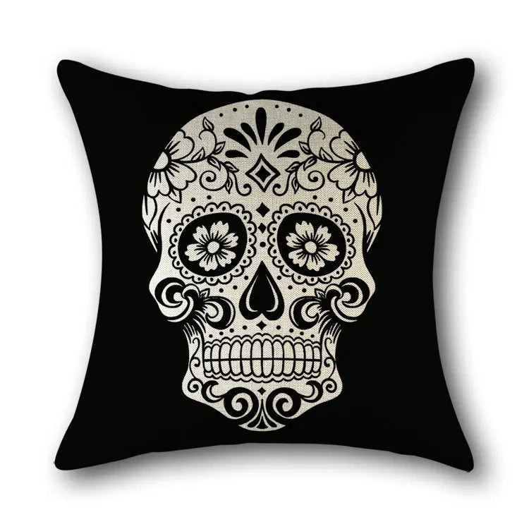 Housse de Coussin Scandinave SKULLFRAB 5 style-45x45cm