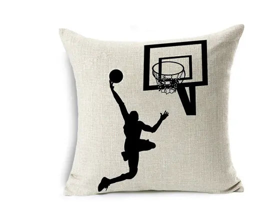 Housse de Coussin Sport Lin NORDIC D
