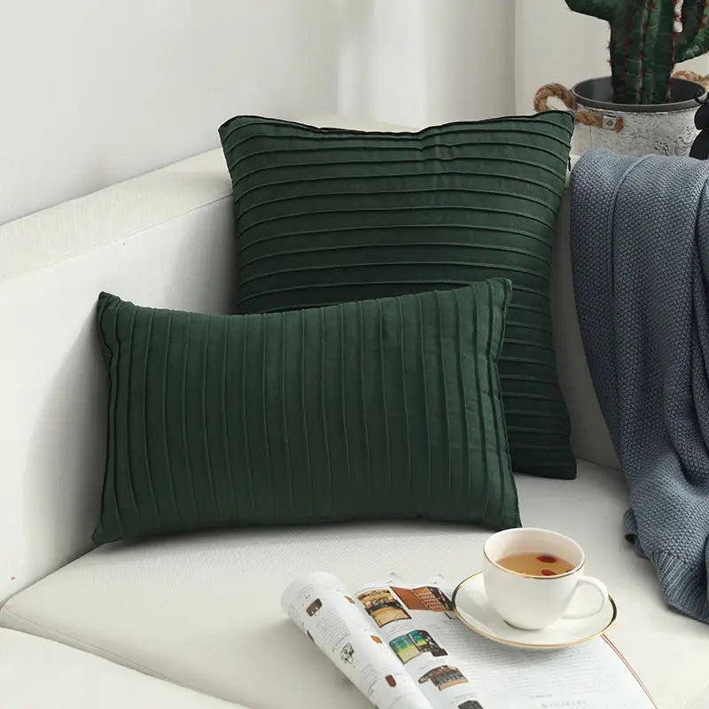 Housse de Coussin Suède Nordic VEIA B-45x45cm with pillow core