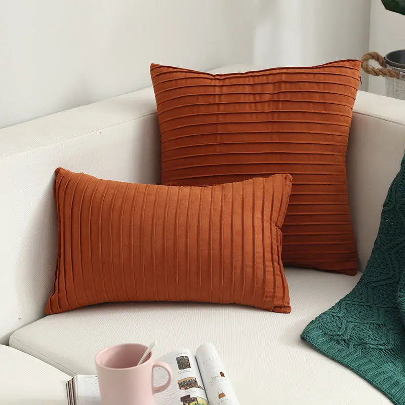 Housse de Coussin Suède Nordic VEIA D-45x45cm
