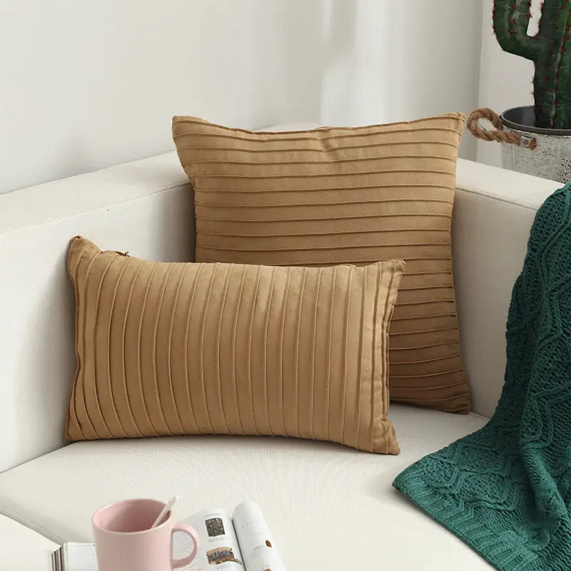 Housse de Coussin Suède Nordic VEIA E-45x45cm