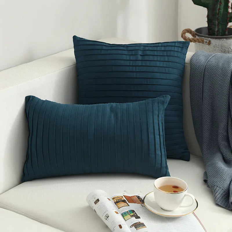 Housse de Coussin Suède Nordic VEIA L-45x45cm with pillow core