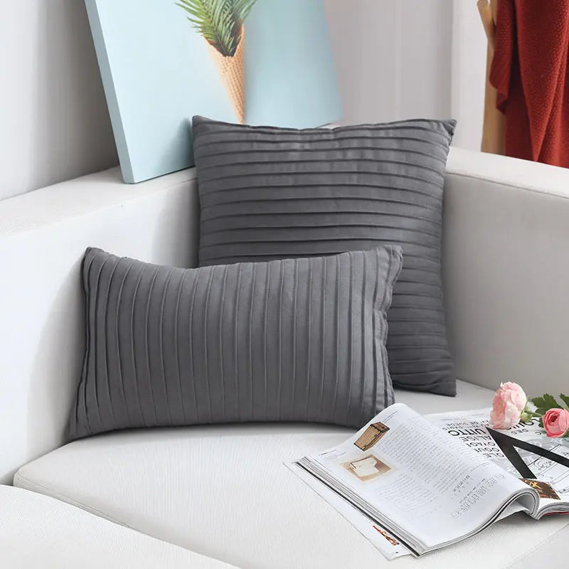 Housse de Coussin Suède Nordic VEIA N-45x45cm with pillow core