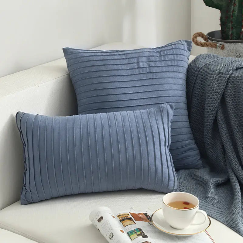 Housse de Coussin Suède Nordic VEIA O-45x45cm