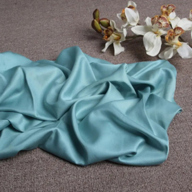 Housse de Coussin Tencel Confort STALIA Lake Blue-45 X45cm Without Core