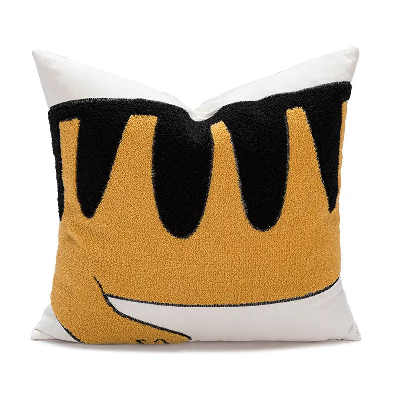 Housse de Coussin Tigre Embroidery PILO Tiger body-45x45cm