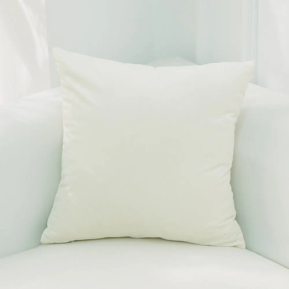 Housse de Coussin Velours EMALY 01Rice White-30x50cm Without Core