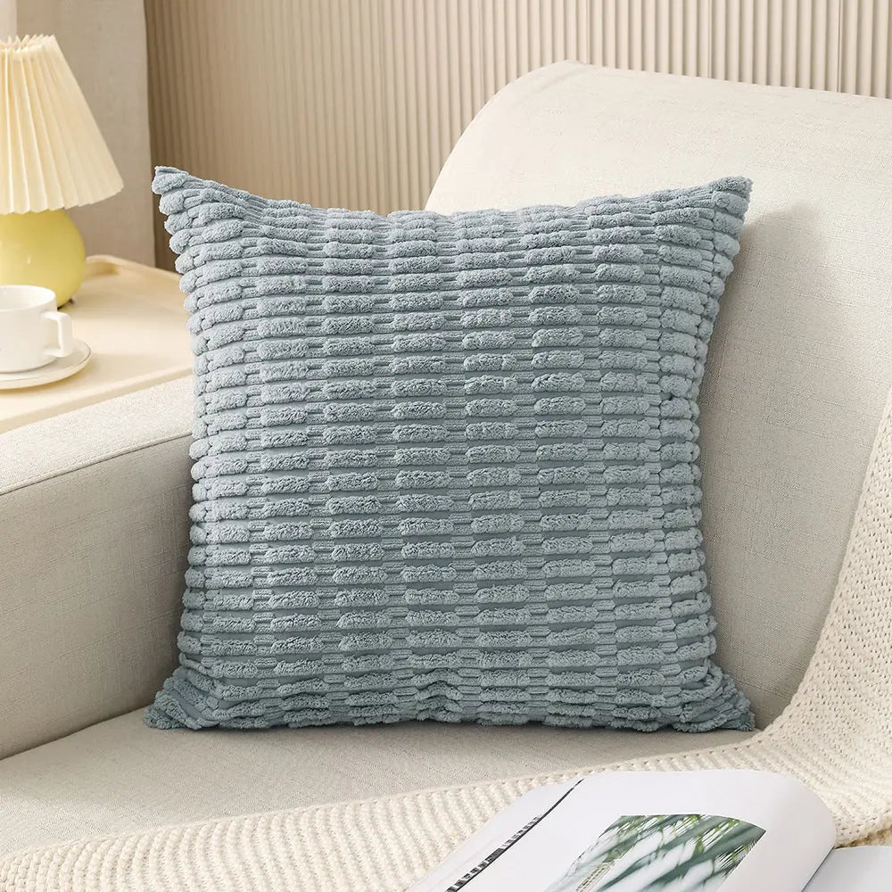 Housse de Coussin Velours MYLO Gray-45cmx45cm Pillowcase