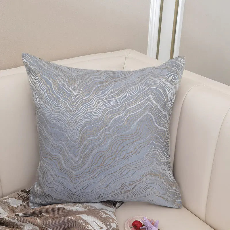 Housse de Coussin Velours Nordic BLUVEL Water blue-4545cm without core