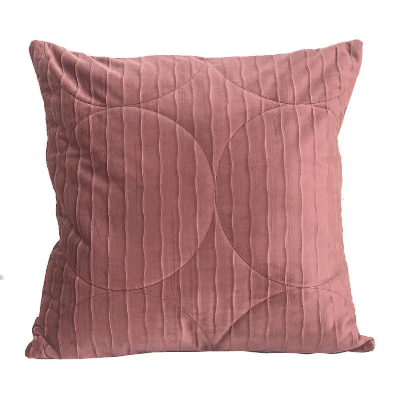 Housse de Coussin Velours Nordic CILECTED Red-50X50CM