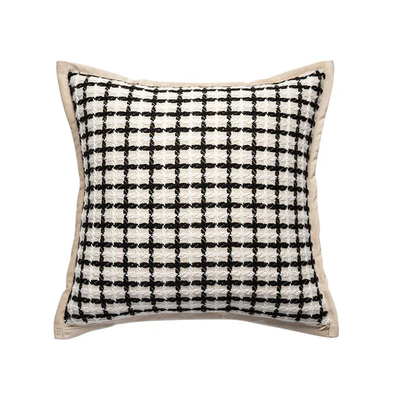 Housse de Coussin Velours SOVARY Small fragrant black-45x45cm