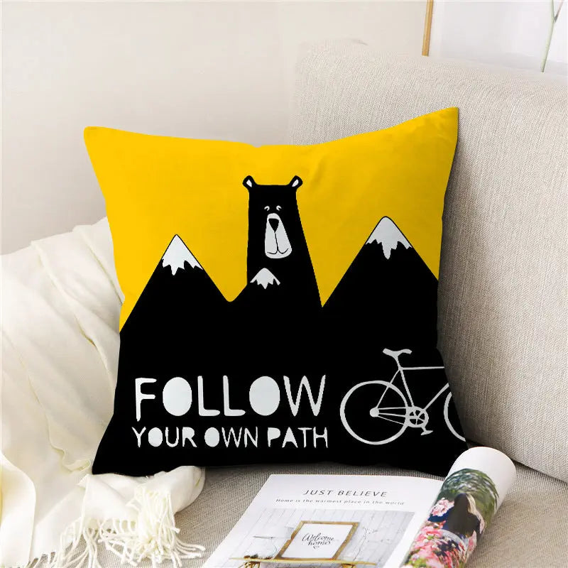 Housse de Coussin Velours ZORNA 6style-45x45cm