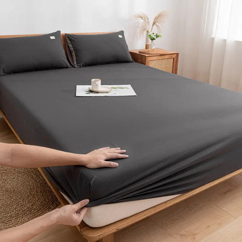 Housse de Matelas Coton Anti-Poussière PROTECTO Dark Grey-120X200cm twopiece suit