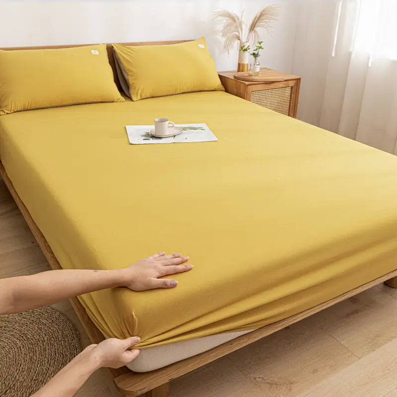 Housse de Matelas Coton Anti-Poussière PROTECTO Apricot-180X200cm twopiece suit