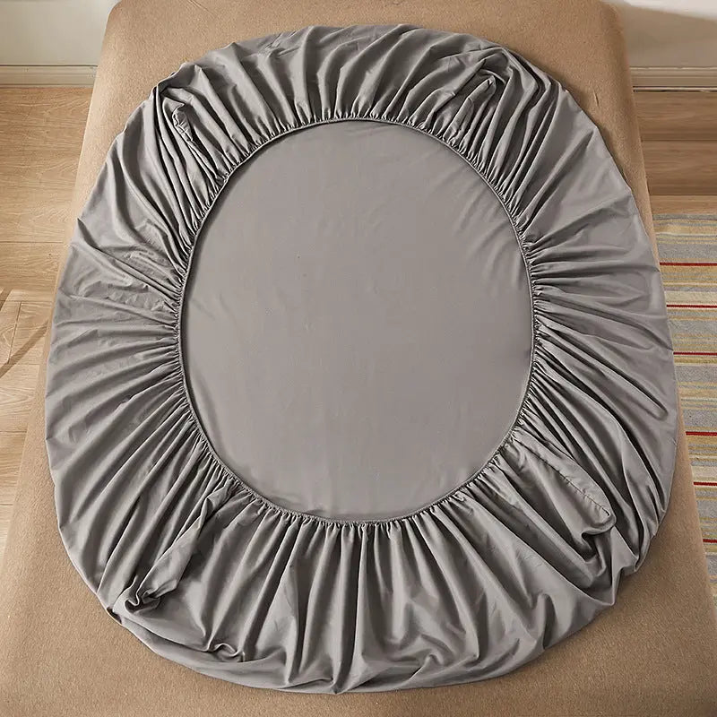 Housse de Matelas Coton Imprimé SANDEL Light Gray-200cmX220cmX11CM