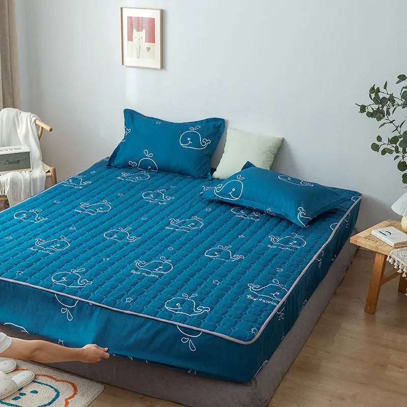 Housse de Matelas Imperméable Coton QUILIA 13style-100x200cm