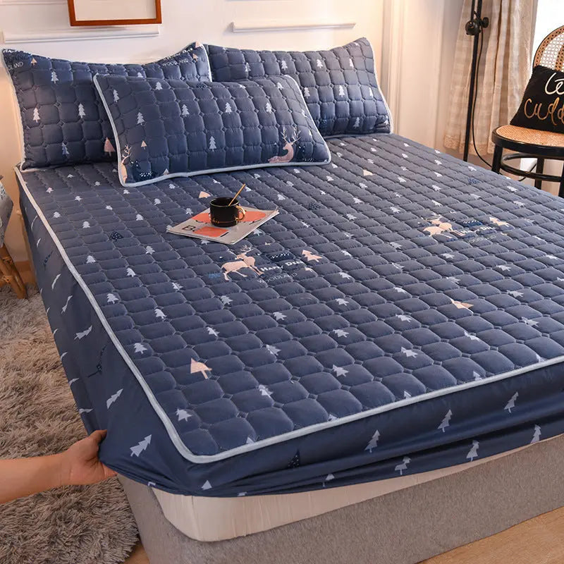 Housse de Matelas Imperméable Coton QUILIA 16Style-150x200cm