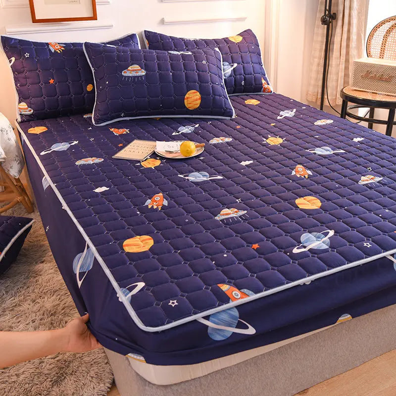 Housse de Matelas Imperméable Coton QUILIA 18Style-180x200cm