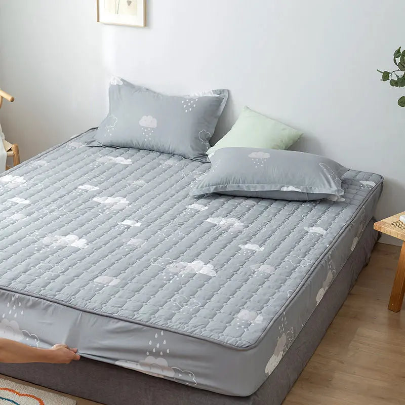 Housse de Matelas Imperméable Coton QUILIA 7style-100x200cm