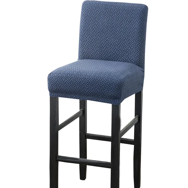Housse de Tabouret Extensible VELTAN Navy Blue-39x35CM