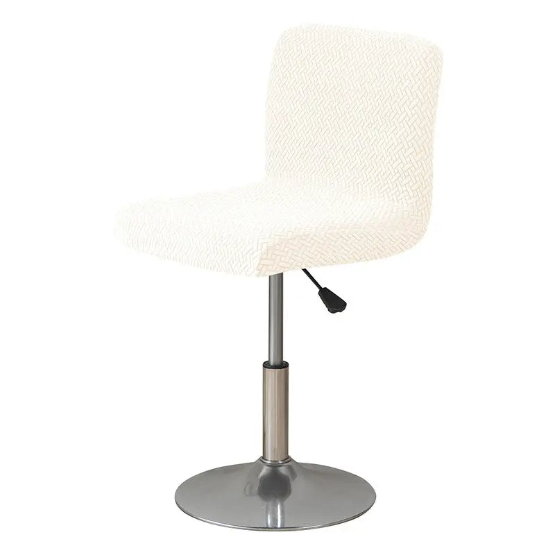 Housse de Tabouret Extensible **JACQUO** Beige-Short Back
