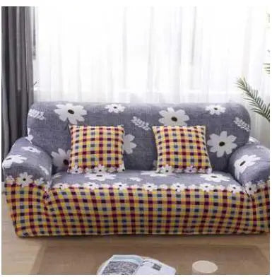 Housse de canapé Moderne MINISTYL Blossoming-Double and two pillows