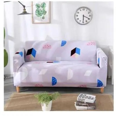 Housse de canapé Moderne MINISTYL Color geometr-Double and two pillows