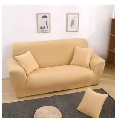 Housse de canapé Moderne MINISTYL Yellow beige-Single and two pillows