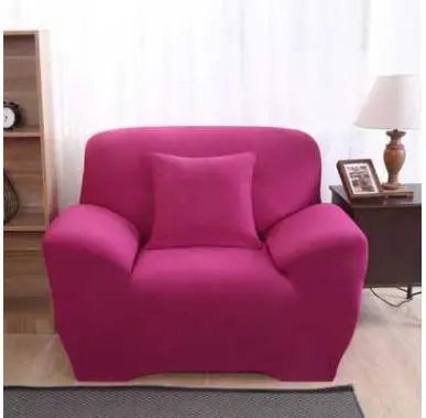 Housse de canapé Moderne MINISTYL Rose Red-Double and two pillows