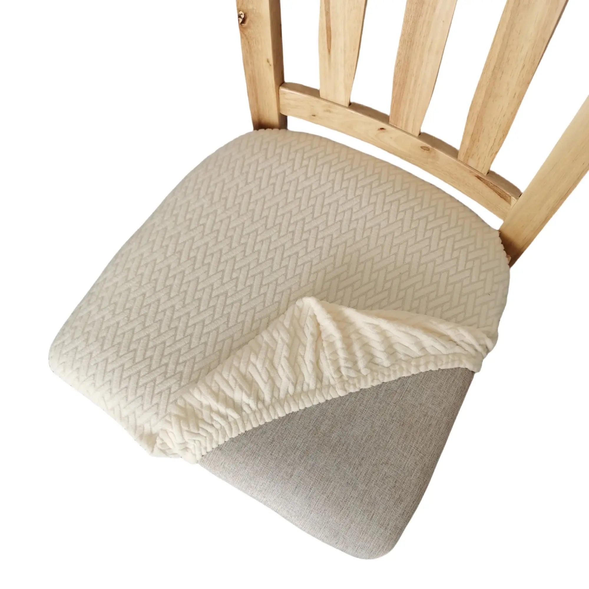 Housse assise de chaise élastique CALVOR