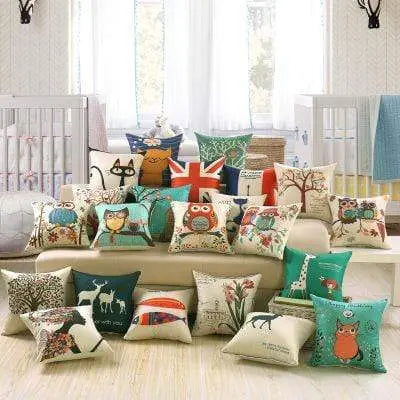 Housse de coussin de canapé imprimée CATOCAT - Housse De France
