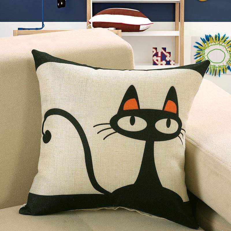 Housse de coussin de canapé imprimée CATOCAT - Housse De France