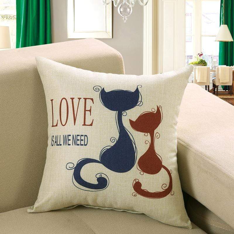 Housse de coussin de canapé imprimée CATOCAT - Housse De France