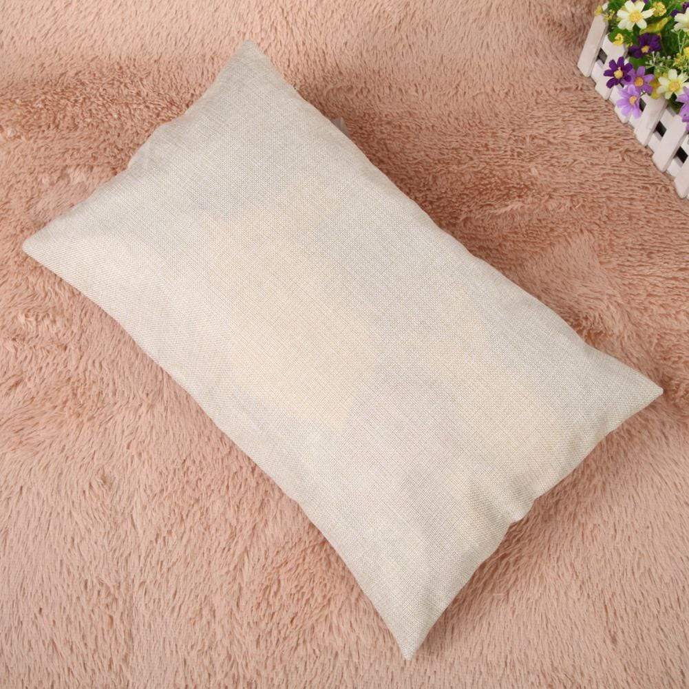 Housse de coussin et taie d'oreiller en coton et lin motif chien - Housse De France
