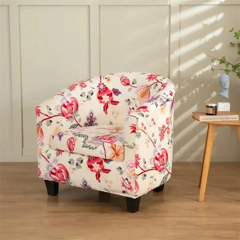 Housse fauteuil club floral SOLVIA Housse de France