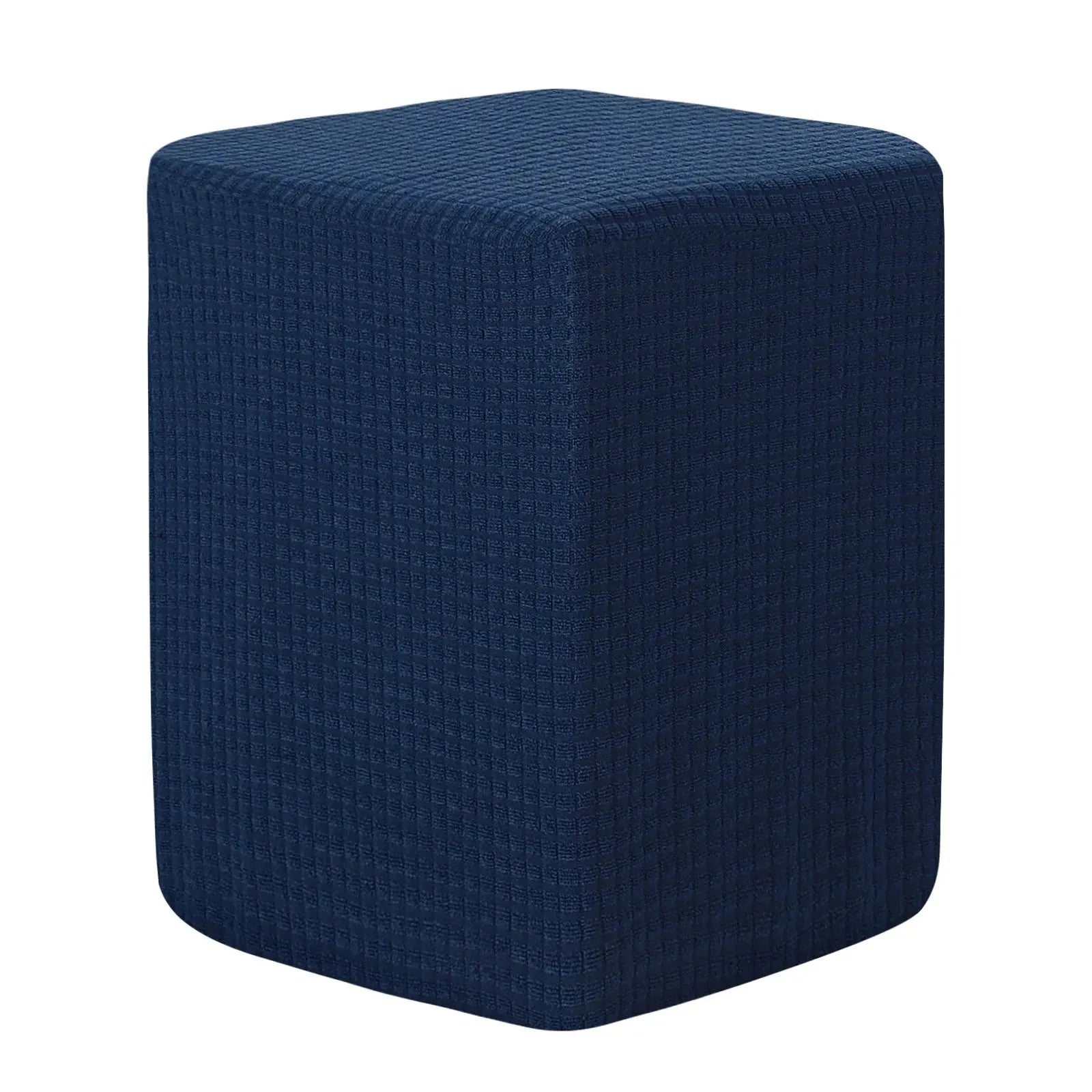 Housse ottomane carrée 36x25x32cm, housse de protection élastique pour tabouret de pied, repose-pieds pour salon et chambre à coucher Housse de France