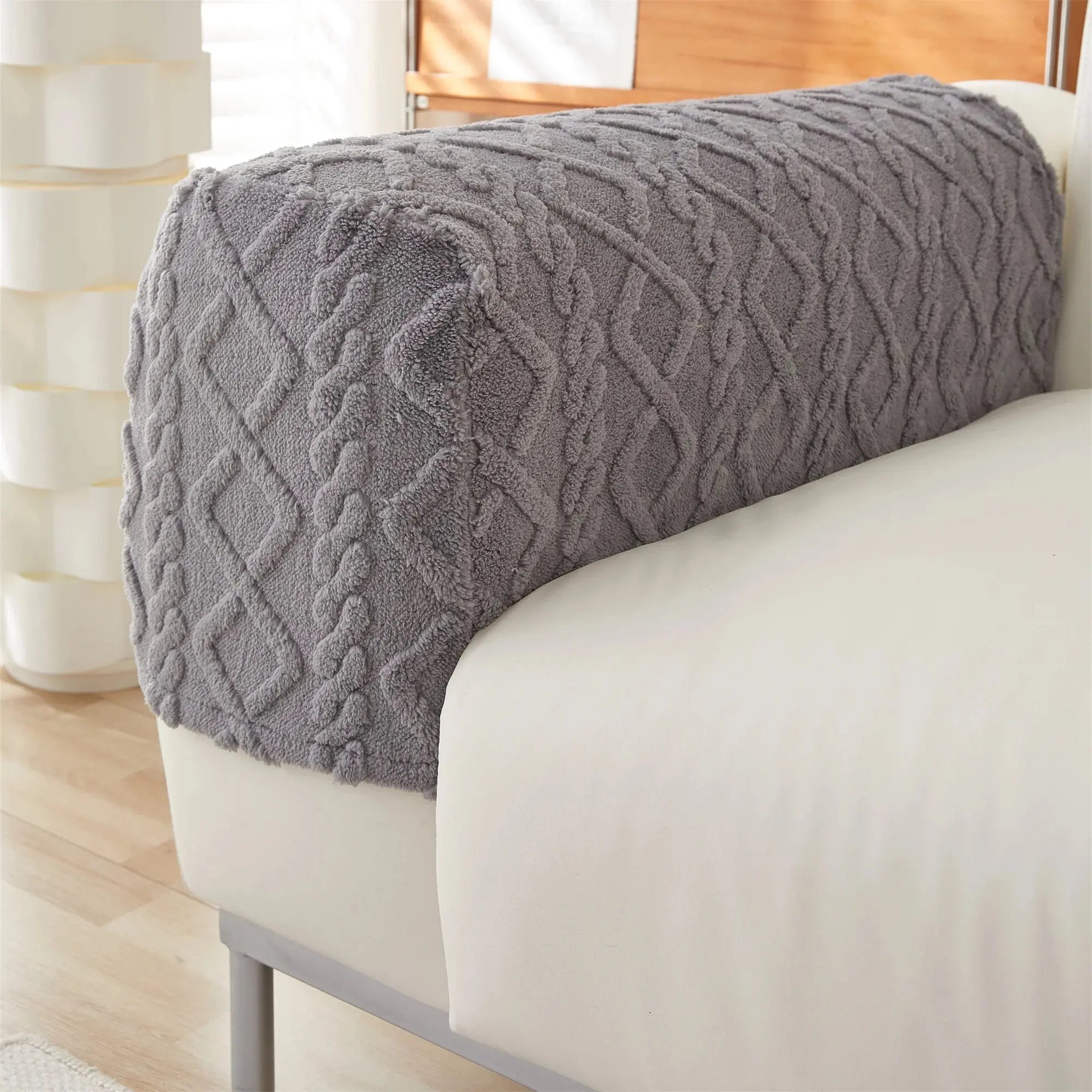 Housse Accoudoir Canapé Jacquard ELUNTO