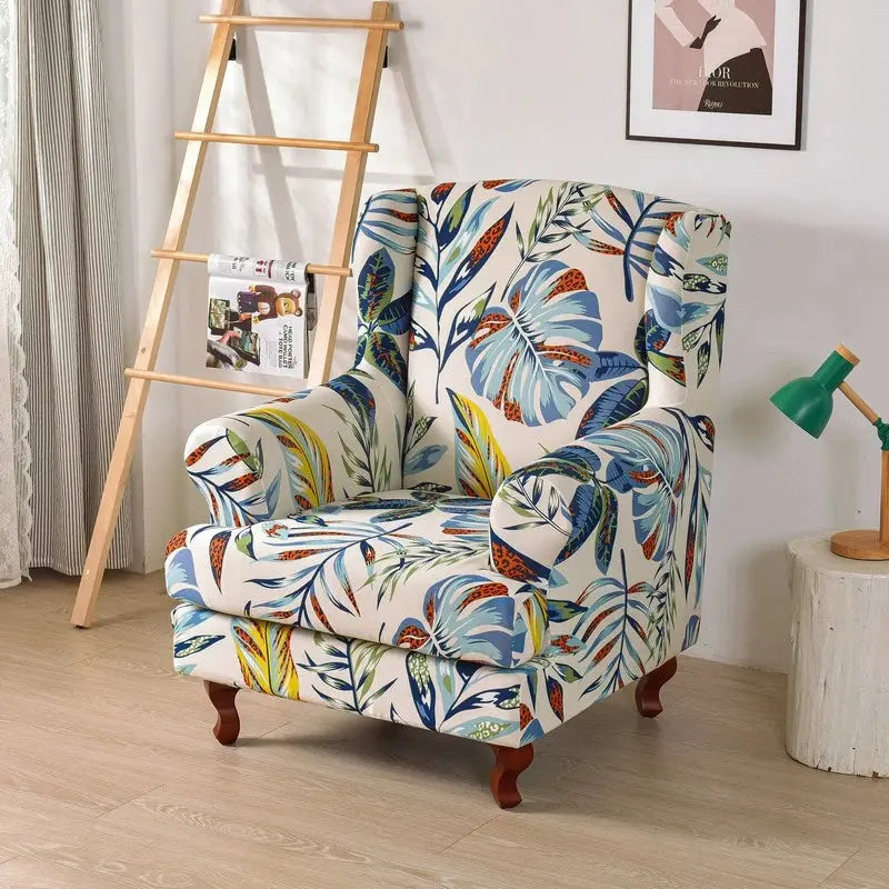 Juste de chaise à imprimé géométrique, housse de siège universelle, housse de siège en spandex, housse de fauteuil simple non ald, housse de fauteuil pour salon, anti-saleté, commandée Housse de France