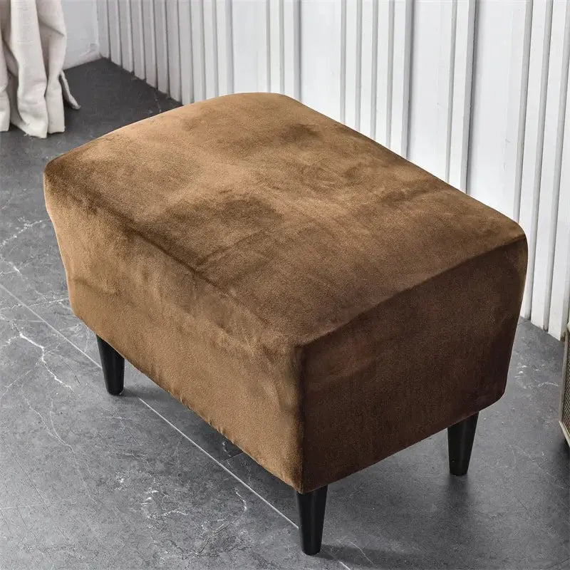 Housse Fauteuil à oreilles velours SOLVIA