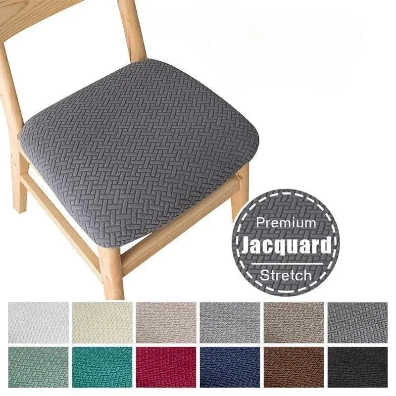 Housse assise chaise Jacquard JACQURA - vue principale, finition tissu jacquard élégant