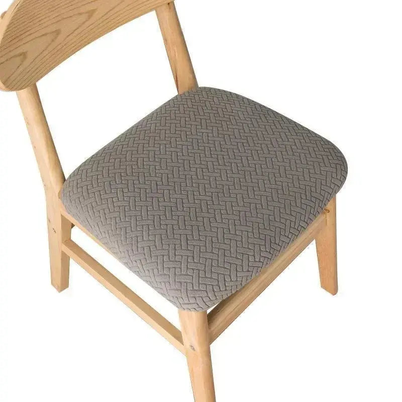 Housse assise chaise Jacquard JACQURA - détail texture tissu jacquard et motif